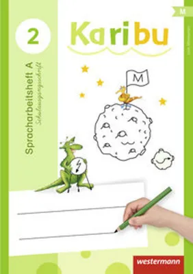 Obrázok produktu pre Karibu 2. Spracharbeitsheft 2 SAS Schulausgangsschrift. 3 Teile