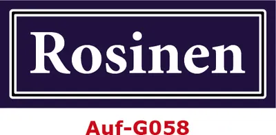 Produktbild von 2 Stück Gewürzaufkleber Rosinen 40x16mm Gewürzetiketten Sticker Lebensmittel (Auf-G058)
