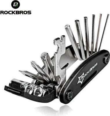 Produktbild von ROCKBROS Fahrrad Multi 16 in 1 Funktionswerkzeug Reparatur Taschenwerkzeug