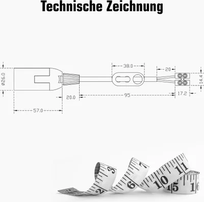 Produktbild von 10 x Baufassung Lampenfassung Renovierfassung Fassung E14 schwarz