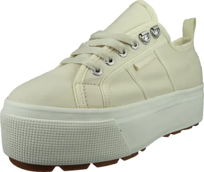 Produktbild von Superga Damen Low Sneaker 2790 Tank Trench Faux Fur gefüttert Low Top S8125DW Beige