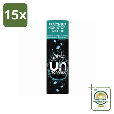 Produktbild von 15 x Lenor Unstoppables Wäscheparfüm Fresh - 235 g - Vorratspackung - 15 Stücke
