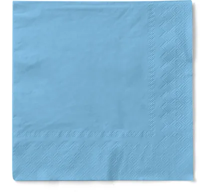 Produktbild von Sovie HOME Serviette Hellblau aus Tissue 33 x 33 cm, 3-lagig, 20 Stück