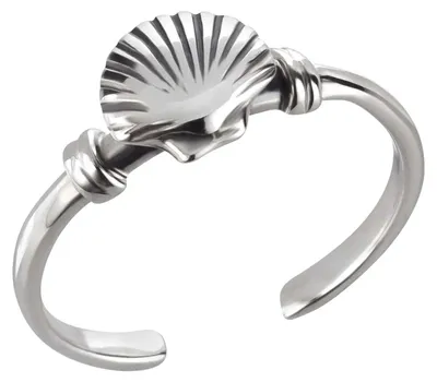 Produktbild von Zehenring Zehring schicke Muschel 925 Silber