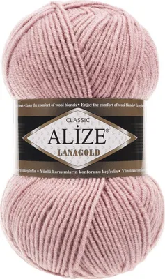 Produktbild von Alize Lanagold Strickgarn 51% Polyacryl 49% Wolle 240m/100g Nadelstärke 4-6mm