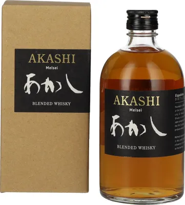 Produktbild von Akashi Meisei Blended Whisky + Box 500ml 40% Vol.