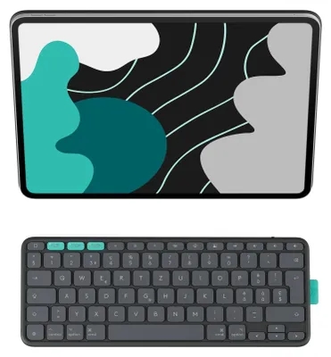 Image de Logitech Flip Folio, AZERTY, français, 1,9 cm, 1 mm, Apple, iPad Pro 13 pouces (M4), iPad Air 13 pouces (M2 et M3)