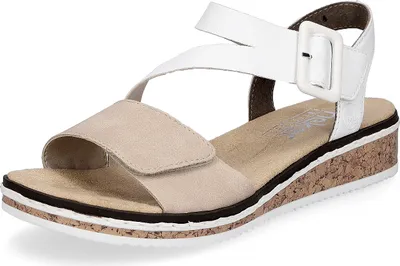 Produktbild von Rieker Damen Sandale weiß beige