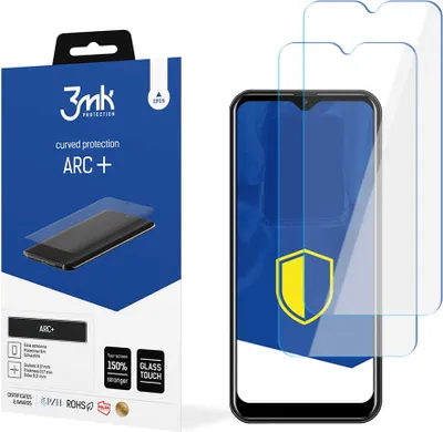 Produktbild von 3mk Display Schutzfolie ARC+ für BQ 6631G  0,17mm Self-Heal (2 Stück)