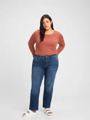 Produktbild von GAP Gerade geschnittene Jeans mit mittelhohem Bund 24REG