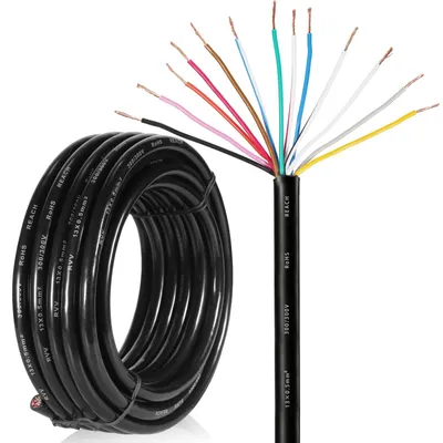 Productafbeelding van Aanhangerkabel - 13 aderig - 2 m - 13 x 0,5 mm²