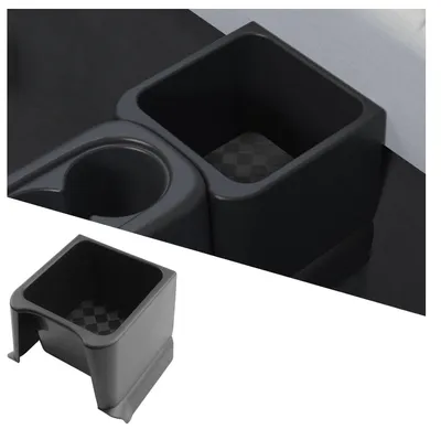 Image de Boîte de rangement pour la console centrale, compatible avec les modèles Suzuki Jimny JB23 et JB33, de 1998 à 2018, en ABS et similicuir