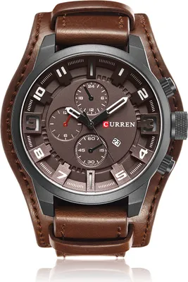 Obrázok produktu pre CURREN 8225 Quartz módne hodinky muž hodinky Top-značka kalendár kožený remienok obchodné vojenské duálny displej 30 Mt vodotesné náramkové hodinky Relogio...
