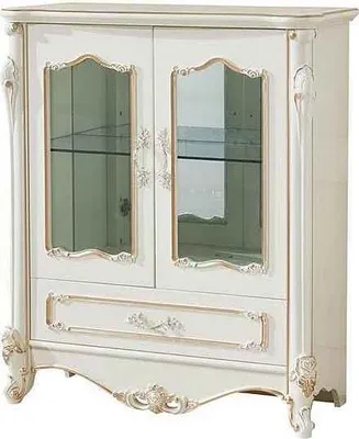 Produktbild von Holz Vitrine Bar Glas Schränke 96,8 x 39 x 115,5 JVmoebel
