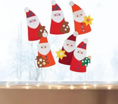 Produktbild von Bastelset - Erstes Kleben Nikoläuse