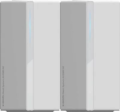 Produktbild von Xiaomi AX30002-Pack, Schwarz, Intern, System, WAN, Dual-Band (2,4 GHz/5 GHz), Wi-Fi 6E (802.11ax), 802.11a, 802.11b, 802.11g, Wi-Fi 4 (802.11n), Wi-Fi 5 (802.11ac), Wi-Fi 6 (802.11ax)