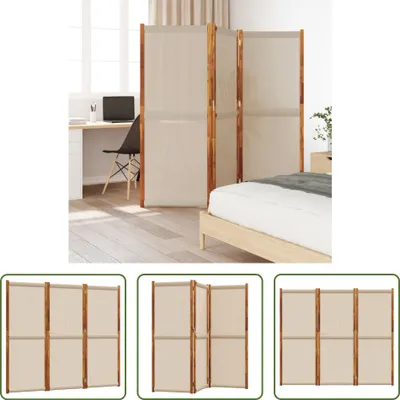 Obrázok produktu pre The Living Store 3ks. Paraván Taupe 210x180 cm