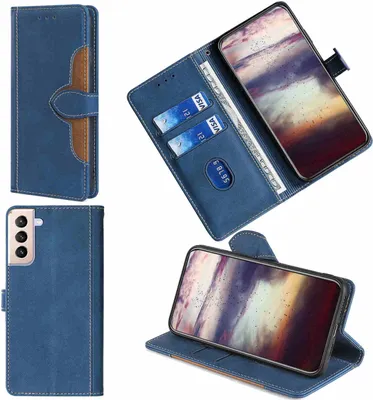 Immagine prodotto di Per Samsung Galaxy S21 FE Design Custodia del telefono cellulare Blu Custodia di protezione in  Nuovo