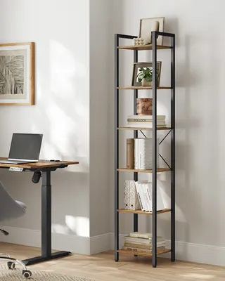 Produktbild von VASAGLE Bücherregal, Standregal, mit 6 Ebenen, Büroregal