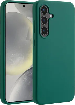 Image de Accezz Liquid Silicone Backcover avec MagSafe pour le Samsung Galaxy S24 FE - Vert forêt