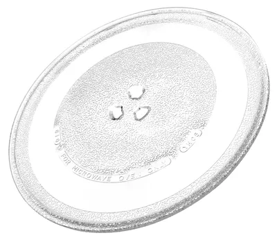 Mikrowellen-Drehteller 255 mm, Glasplatte mit 3 Befestigungen