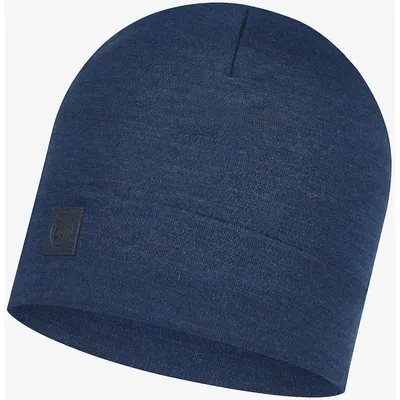 Produktbild von Buff Heavyweight Merino Wool Hat Solid Blau -