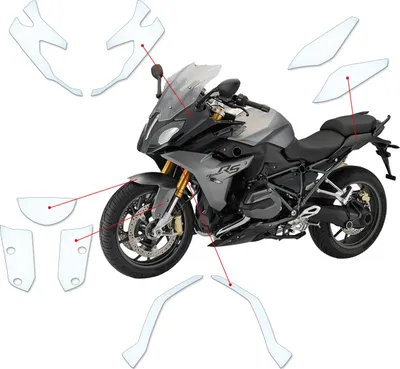 Produktbild von Lackschutzfolie Steinschlagschutz passend für BMW R1200 RS (2015-C)