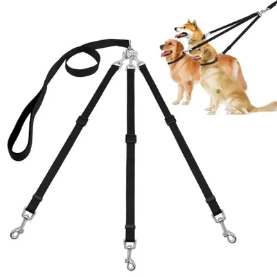 Immagine prodotto di Solidchoice - Guinzaglio regolabile 3-in-1 per condurre più cani
