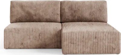 Produktbild von Intenso Modular Cord Ecksofa mit Schlaffunktion BERGE, Grun