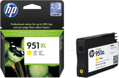 Produktbild von Original HP CN 048 AE / 951XL Tintenpatrone gelb, 1.500 Seiten, 2,04 Cent pro Seite, Inhalt: 17 ml - ersetzt HP CN048AE / 951XL Druckerpatrone