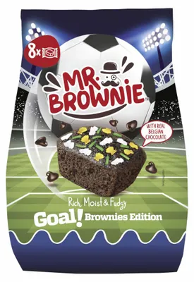 Mr Brownie Goal! Brownies Edition mit belgischer Schokolade 200g
