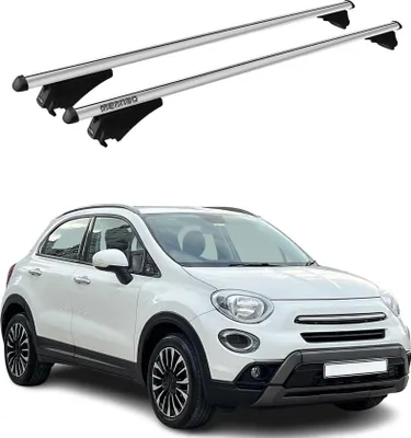 Obrázek produktu pro Tiger Příčné střešní nosiče pro Fiat 500X 2014-2016 Šedé