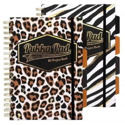 Productafbeelding van Projectboek Wild B5/100K, mix van 2 stuks, merk PUKKA