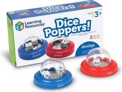 Produktbild von Learning Resources Würfel Popper Set von 2 Lernspielzeug