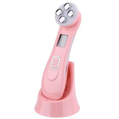 Produktbild von Ultraschall-Gesichtsgerät 5-in-1 – LED Lichttherapie, RF/EMS, Mitesser & Falten