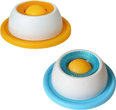 Produktbild von Interaktives Leckspielzeug 2er-Set für Hund & Katze, Anti-Schlingnapf mit rotierendem Ball, rutschfest, langsames Fressen, hygienisch & leicht zu reinigen