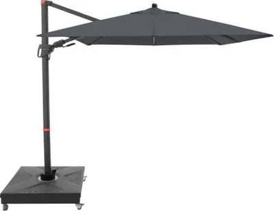 Obrázek produktu pro Doppler myZone 210 x 210 cm - výkyvný zahradní slunečník s boční tyčí : Desén látky - 840