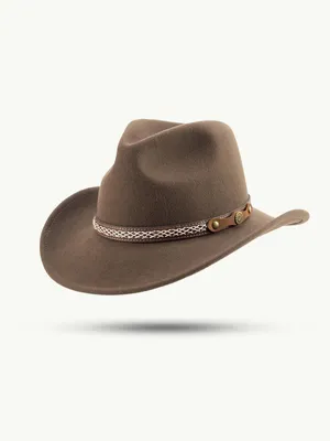 Immagine prodotto di SCIPPIS SANDSTONE cappello di lana cappello western cappello da cowboy cappello da città cappello in feltro cappello per il tempo libero cappello da cavaliere marrone M