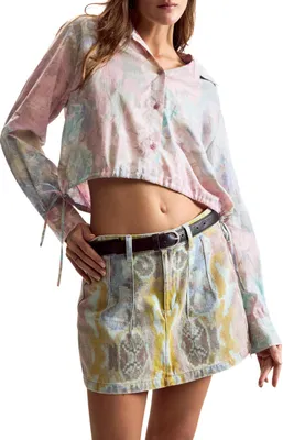 Produktbild von Desigual Langarmhemd aus der Damen-Kollektion, Dunkelrosa, M