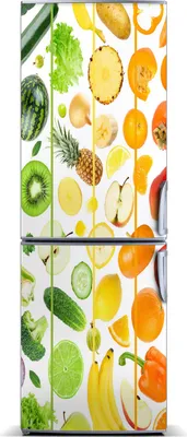 Produktbild von Tulup Kühlschrankdekoration - Magnetmatte - 70 cm x 190 cm - Magnet auf dem Kühlschrank - Früchte Und Gemüse
