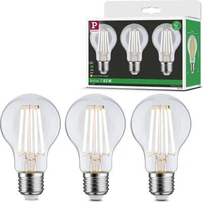 Zdjęcie produktu dla Zestaw 3 żarówek LED Paulmann Eco-Line Filament 230V