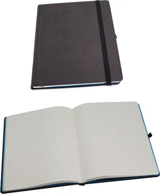 Produktbild von Notizbuch Tagebuch liniert Business Kladde inkl. Haftstreifen B5 ca. 24x18,5 cm