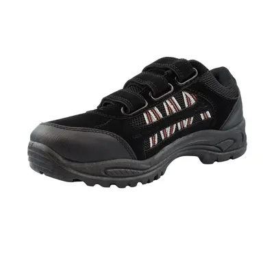 Produktbild von Dek Herren Ascend Trekking-Schuhe / Wanderschuhe / Wanderstiefel mit Klettverschluss DF143 (10 UK/44,5 EU) (Schwarz)
