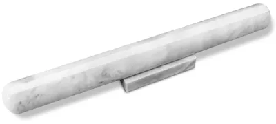 Image de Omgoods - Rouleau à pâtisserie en marbre avec support, 40 cm, pour boulangers