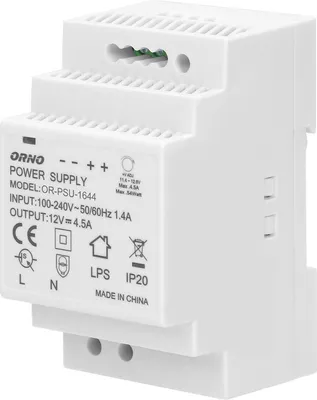 Produktbild von Hutschienen-Netzteil 12VDC 4,5A 54W OR-PSU-1644