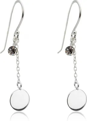 Produktbild von 925 Sterling Silber Ohrhaken Ohrhänger Kreis mit Zirkonia