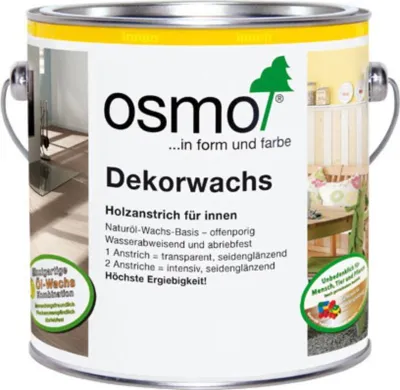 Produktbild von Osmo Dekorwachs Intensiv Weiß Matt 2,50 l - 10100424
