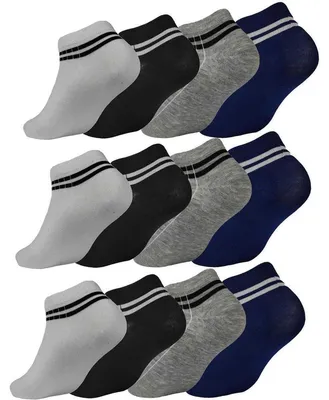 Produktbild von 12 Paar Damen Sneaker Socken mit Muster Baumwolle, 12 Paar, Mix7 35-38