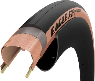 Immagine prodotto di Goodyear Eagle F1 Supersport R Tubeless 700 x 30 Pneumatico da bici da corsa Golden 700 x 30 Golden 700 x 30