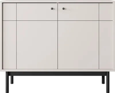 Produktbild von Selsey JAPANDIES - Sideboard 3-türig Greige 104 cm